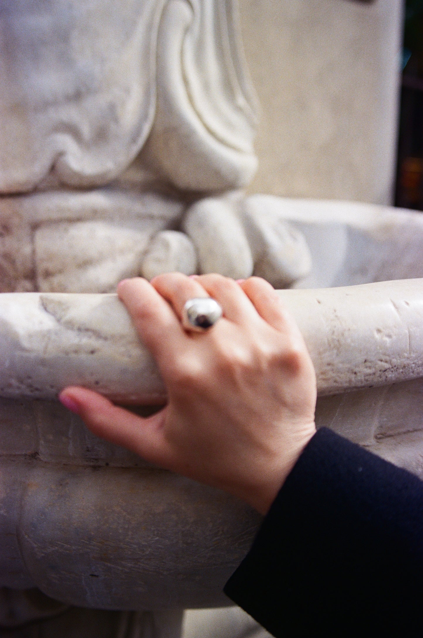 Podillia Ring Silver, Front Side Close-Up