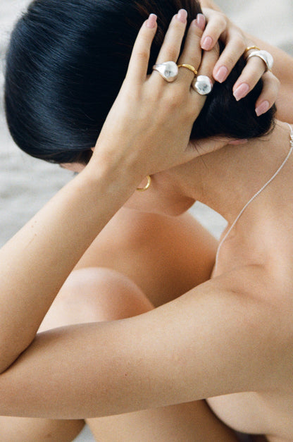 Podillia Ring Silver, Back Side Close-Up