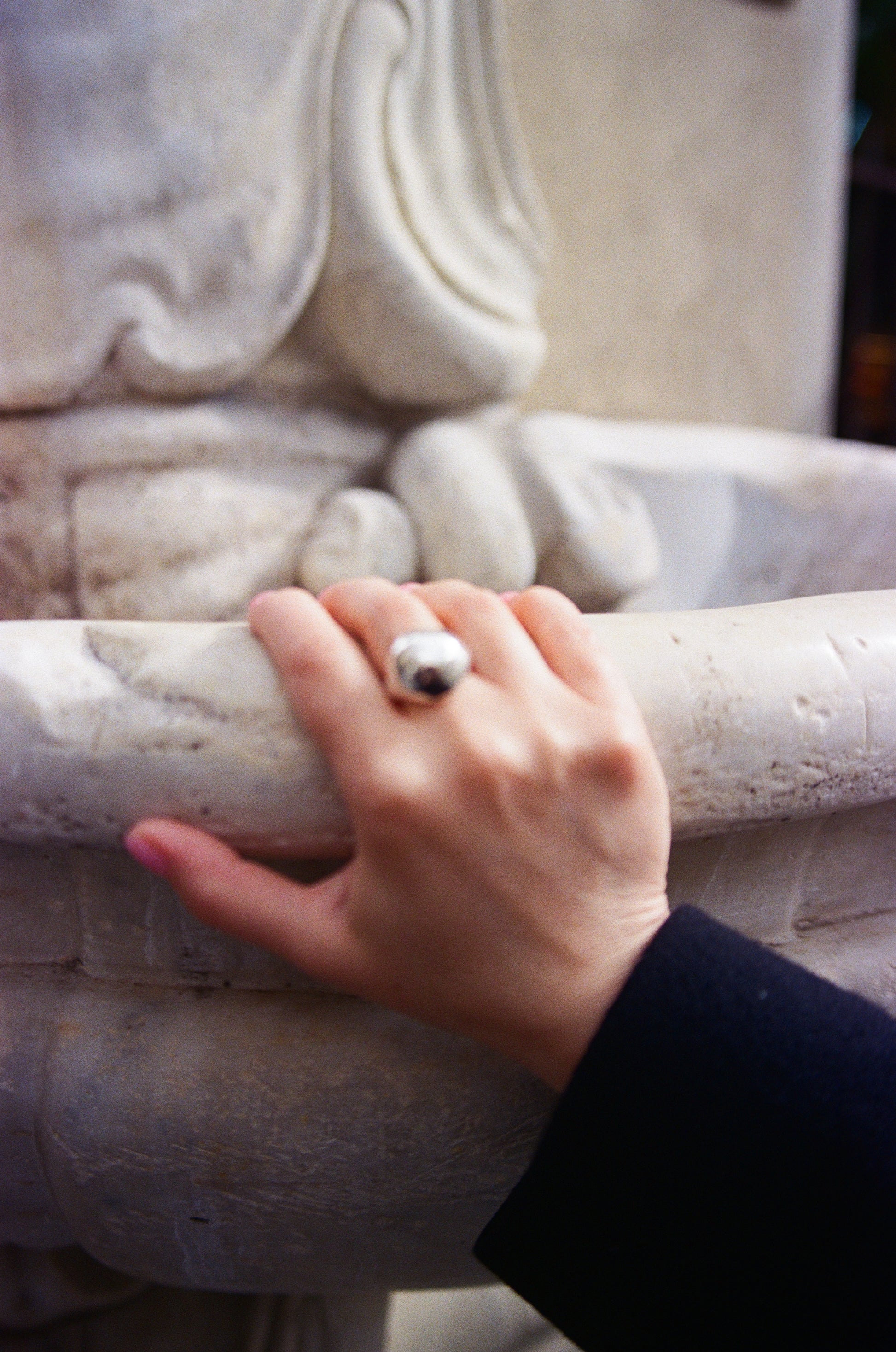 Podillia Ring Silver, Front Side Close-Up